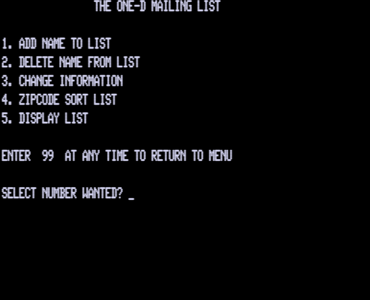 Screen shot